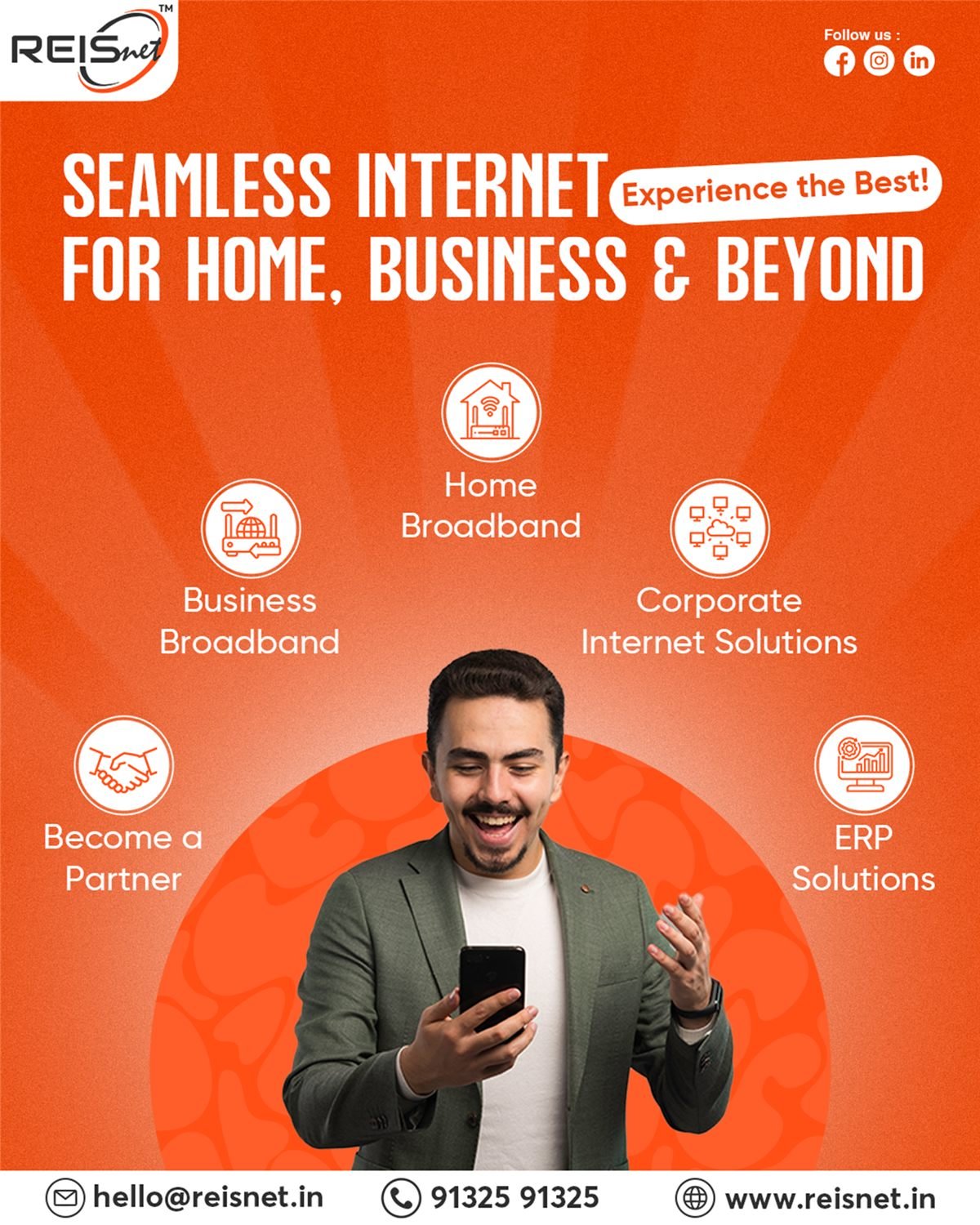 Reisnet Social Media Campaign creative, sample 1